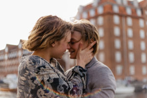 same sex wedding copenhagen-lesbian engagement shoot-christianshaven cph love