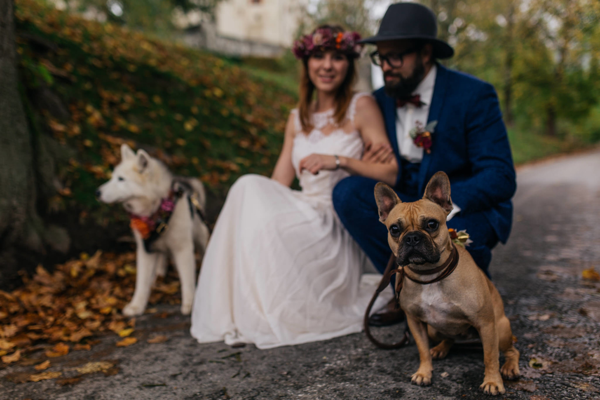 mountain castle wedding austria-wedding photographer austria-dog wedding