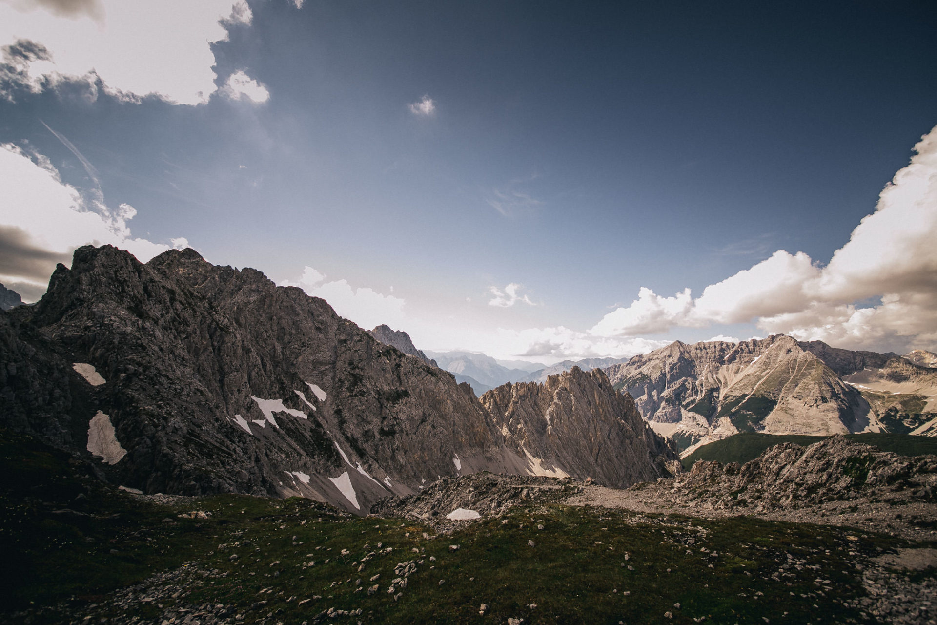 wedding photographer austria-engagement photos in alps-29 landscape photo austrian alps-mountain flowers high-alpine