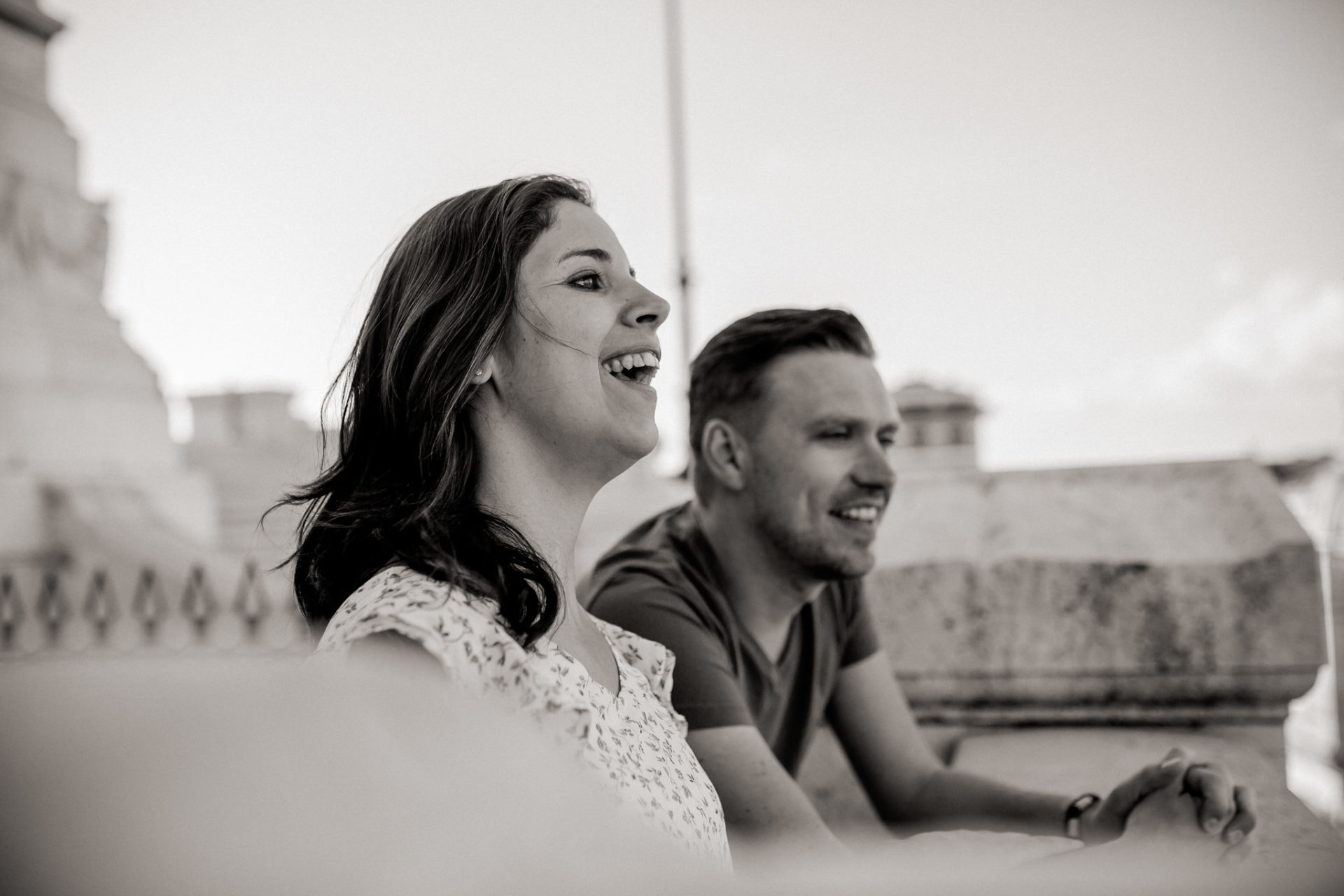 wedding photographer rome-italy elopement-engagement photos Rome-couple portraits holidays-Rome Monumento Vittorio Emanuele