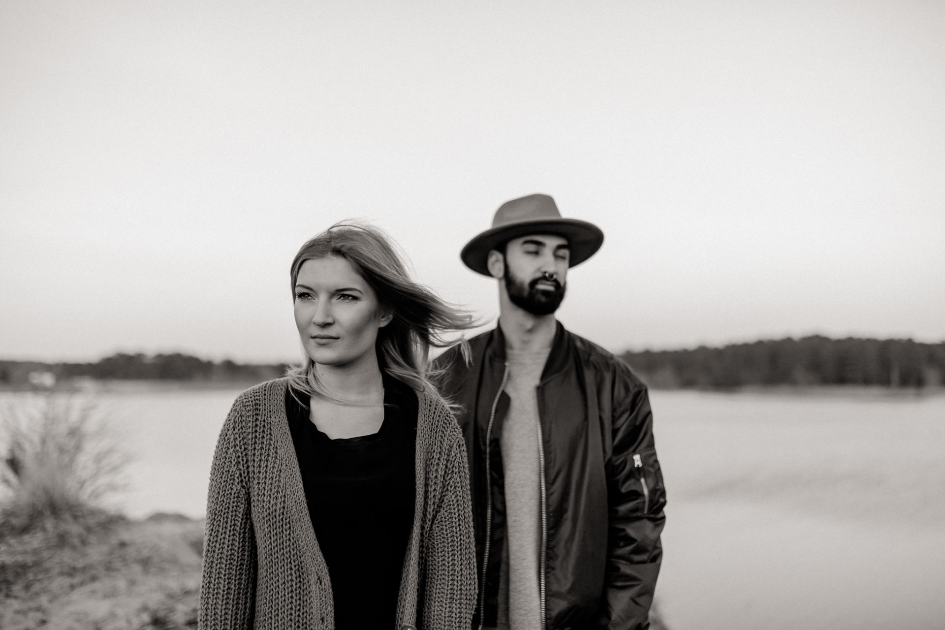 engagement session Berlin-hipster couple shoot-piercing-style expert-wedding photographer germany