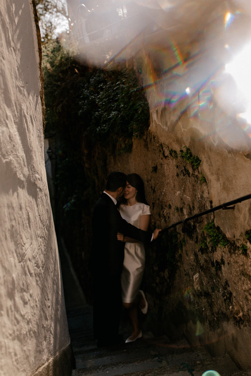 Hochzeitsfotograf Amalfi Küste-Positano Stadtspaziergang Flitterwochen