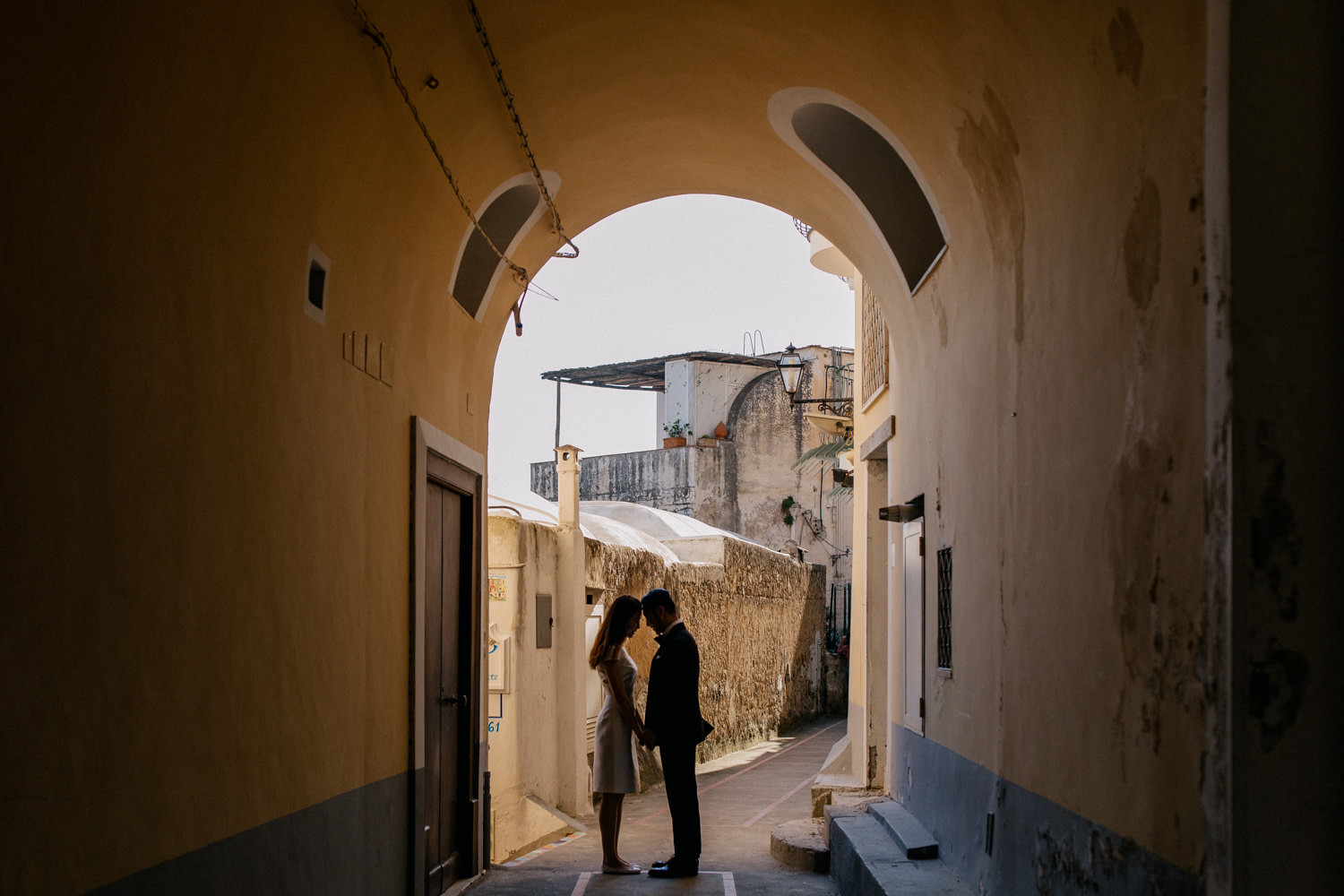 Hochzeitsfotograf Amalfi Küste-Positano Stadtspaziergang Flitterwochen