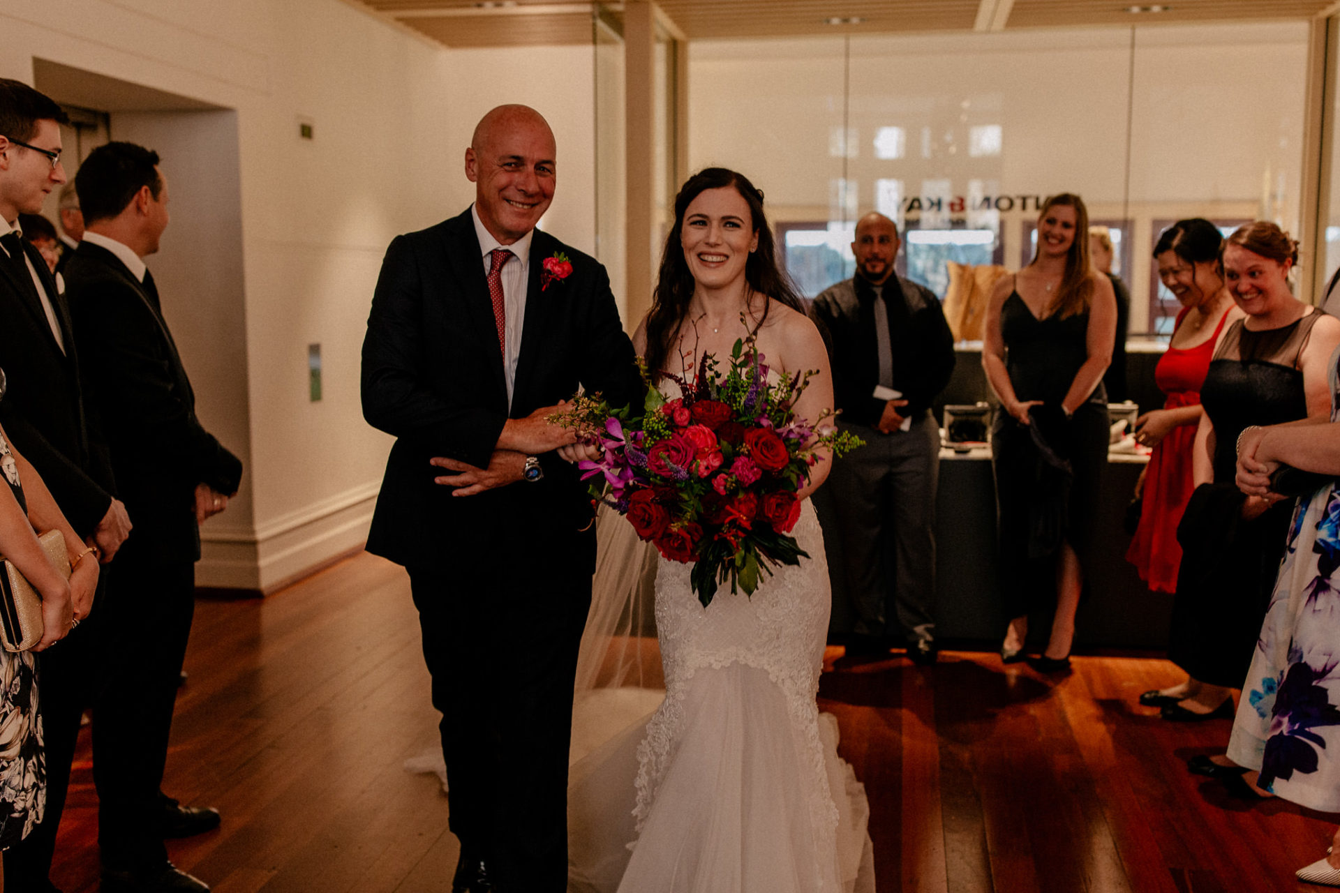 Perth Wedding Photographer-47 Wedding photographer Perth-solo merav gown-wedding ceremony linton and kay gallery perth